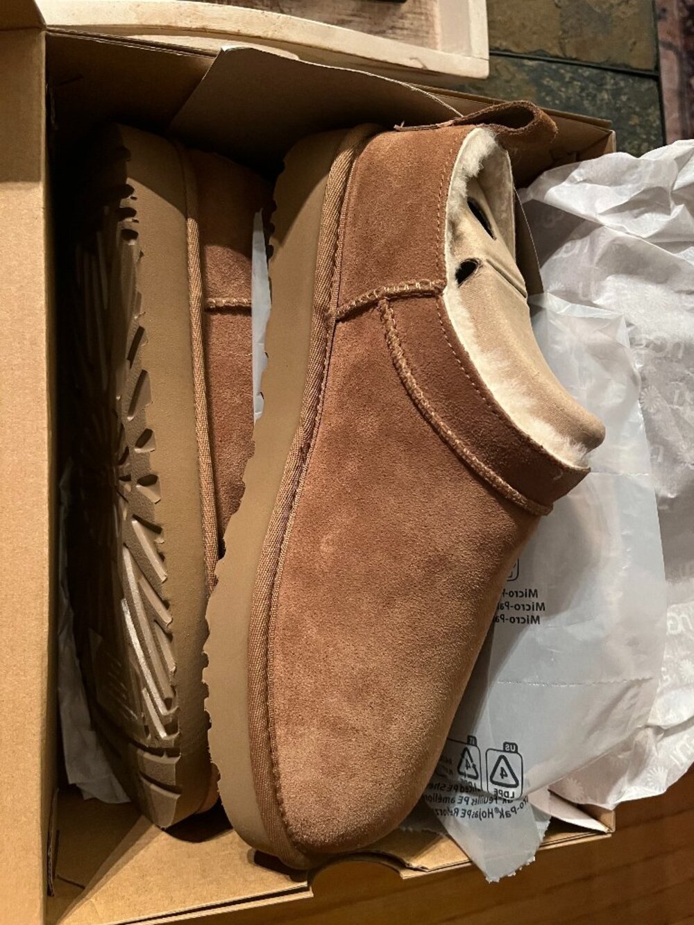 Ugg W Classic Micro Chestnut Boots